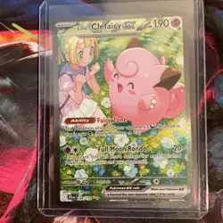 Pokemon Lillie's Clefairy EX 184/159 Journey Together NM - Image 1