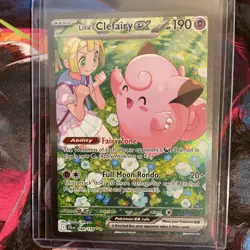 Pokemon Lillie's Clefairy EX 184/159 Journey Together NM - Image 2