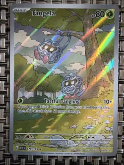 Tangela 178/165 Pokemon English Scarlet & Violet 151 Illustration Rare - Image 1