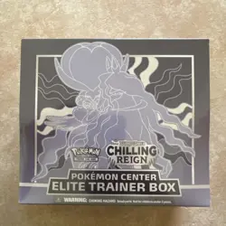 Pokemon Chilling Reign Pokemon Center ETB Elite Trainer Box SEALED NEW - Image 1