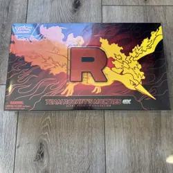 Pokemon TCG Team Rockets Moltres EX Ultra Premium Collection UPC Factory Sealed - Image 1