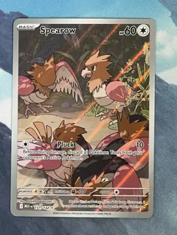 Pokemon Spearow 151/132 Holo Illustration Rare Me01: Mega Evolution NM/M - Image 1