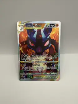 Pokemon TCG Lucario VSTAR SWSH291 Crown Zenith Holo Black Star Promo NM - Image 1