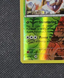 Volcarona 15/114 Reverse Holo Pokemon League 1st Place (2016) XY Steam Seige TCG - Image 5