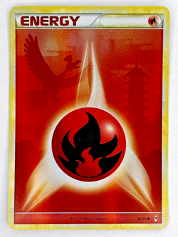 Pokemon Fire Energy 89/95 Call of Legends Holo Common LP - Image 1