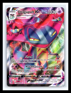 💥 DRAGAPULT VMAX Pokemon 2020 TCG Rebel Clash Holo Full Art Rare # 093/192 - Image 1