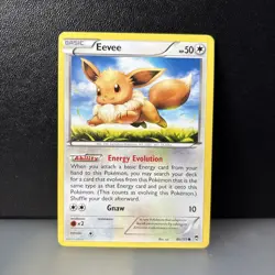 EEVEE 80/111 FFI FURIOUS FISTS POKEMON COMMON REGULAR - Image 1