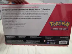 Pokemon TCG Scarlet & Violet Black Bolt & White Flare Binder Poster Box Snivy - Image 3