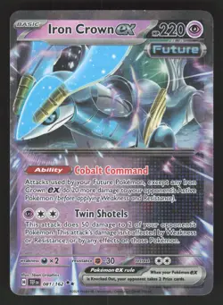 Iron Crown ex 081/162 Pokemon TCG SV05: Temporal Forces NM - Image 1