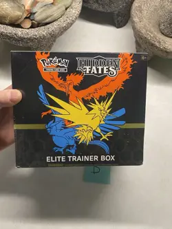 Pokemon TCG Hidden Fates Elite Trainer Box B Factory Sealed ETB Original Print - Image 1