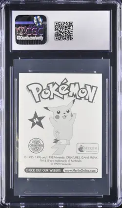 Pokemon 1998 Topps Merlin Series 1 Gengar & Haunter & Gastly CGC 8 Near Mint 😈 - Image 3