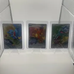 Pokemon TCG First Partner Illustration Collection Series 1 Kanto GEN 1 Starters - Image 1