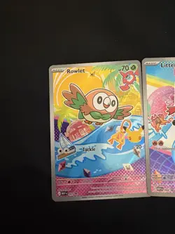 Pokemon TCG First Partner Promo Rowlet, Litten, Popplio - Image 2