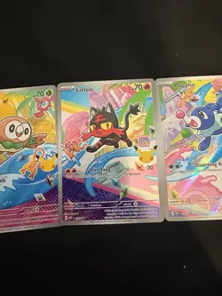Pokemon TCG First Partner Promo Rowlet, Litten, Popplio - Image 3