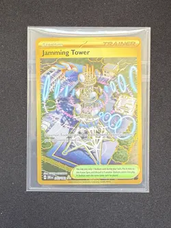 POKEMON JAMMING TOWER SV10 DESTINED RIVALS #243/182 HOLO ENGLISH MINT - Image 1