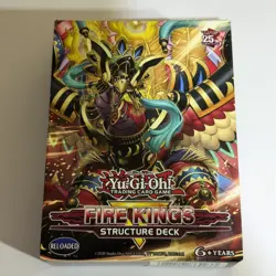 Yu-Gi-Oh! TCG Fire Kings Structure Deck (SR14) – 1st Edition – New/Sealed - Image 1