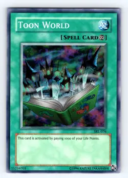 Yugioh Toon World SRL-076 Super Rare - NM 💎 - Image 1