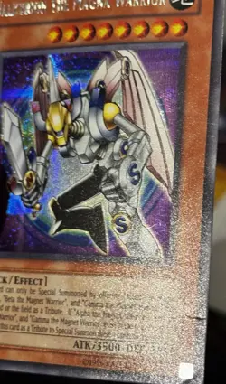 Valkyrion the Magna Warrior SDD-001 Secret Rare MP/DMG Yugioh Vintage Fast Ship - Image 4