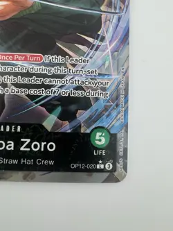 Roronoa Zoro (Alt Art) OP12-020 English Legacy of the Master - One Piece - NM - Image 4