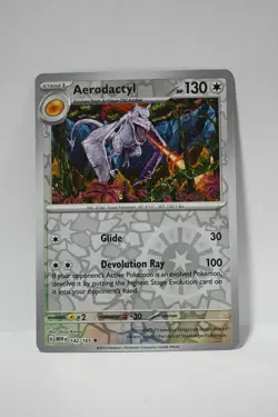 Aerodactyl 142/165 Rare 151 Pokemon Reverse Holo NM - Image 1