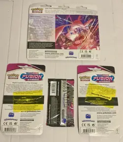 Pokemon Fusion Strike Triple & Single Blister Coin Packs: Eevee, Blitzle & Tepig - Image 2