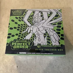 Pokemon TCG: Mega Evolution Perfect Order ETB (Pokemon Center Exclusive) In Hand - Image 1