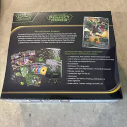 Pokemon TCG: Mega Evolution Perfect Order ETB (Pokemon Center Exclusive) In Hand - Image 3