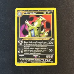 Pokemon TCG Tyranitar 31/75 Neo Discovery WOTC vintage non-holo (LP) - Image 1