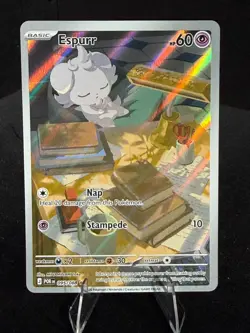 2026 Pokemon - ESPURR - IR Illustration Rare - PERFECT ORDER - 095/088 - Image 1