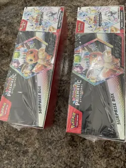 Sam’s Club Pokemon TCG X2 Prismatic Evolutions Surprise Box & Booster Bundle Box - Image 1