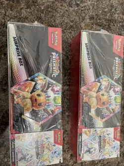 Sam’s Club Pokemon TCG X2 Prismatic Evolutions Surprise Box & Booster Bundle Box - Image 2