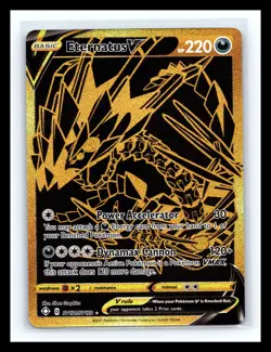 💥 Pokemon Eternatus V Shining Fates Shiny Full Art SV121/SV122 Ultra Rare Holo - Image 1