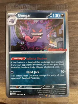 Pokemon GameStop Stamped Exclusive Gengar Promo Sealed 050/088 - Image 1