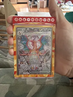 Pokemon Charizard ex Special Illustration Rare Full Art Holo 223/197 SV03 NM+ - Image 1