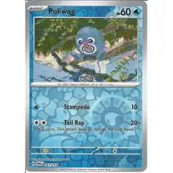 Poliwag - 041/167 - Reverse Holo - Twilight Masquerade - Pokemon TCG - Image 1