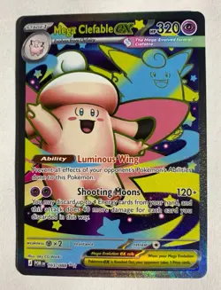 Pokemon TCG: Mega Clefable ex 103/088 Me03: Perfect Order Holo - Image 1
