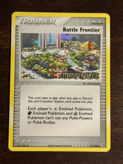 Pokemon Battle Frontier 75/106 EX Emerald Holo Stamped - Image 1