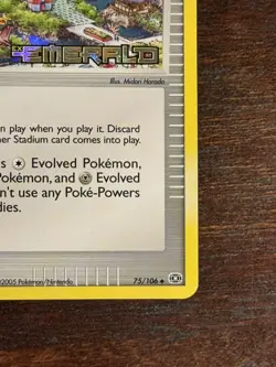 Pokemon Battle Frontier 75/106 EX Emerald Holo Stamped - Image 4