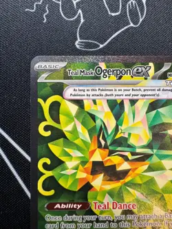 Teal Mask Ogerpon EX 211/167 Pokemon TCG S&V Twilight Masquerade SIR English - Image 2