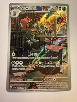 Scovillain 202/198 Illustration Rare Scarlet & Violet Pokemon MINT! - Image 1