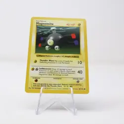 NM - Shadowless Base Set Magnemite 53/102 WOTC Vintage Pokemon TCG - Image 1