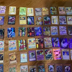 Pokemon TCG & Yu-Gi-Oh! TCG Mixed Lot 64 Cards Holo Regular English Pikachu - Image 3