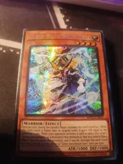 Yugioh! Silent Swordsman Zero - MP25-EN059 - Prismatic Secret Rare - 1st Edition - Image 1