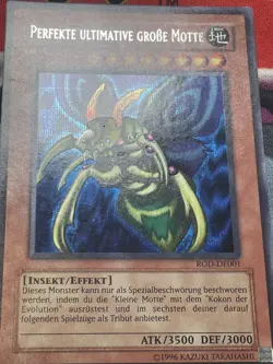 Yu-Gi-Oh! 2x Perfekte Ultimative Große Motte ROD-DE001 Prismatic Secret Promo - Image 3