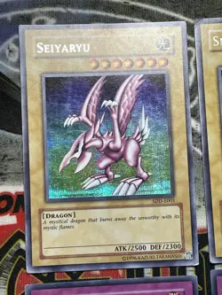 Yu-Gi-Oh! 9x Promo SDD Seiyaryu, Acid Trap Hole, Salamandra Prismatic Secret - Image 3