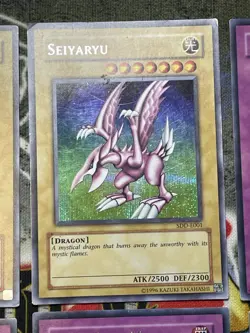 Yu-Gi-Oh! 9x Promo SDD Seiyaryu, Acid Trap Hole, Salamandra Prismatic Secret - Image 5