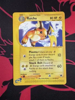 Raichu 61/165 Non Holo Rare Expedition Pokemon Card 061/165 - Image 1