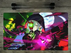 Ygomat Diabellstar the Black Witch Trading Card Game CCG Playmat Free Tube /Bag - Image 1