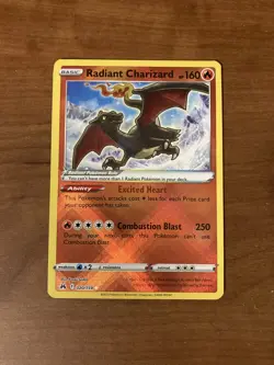 Pokemon TCG Radiant Charizard 020/159 Crown Zenith Holo Card - Image 1