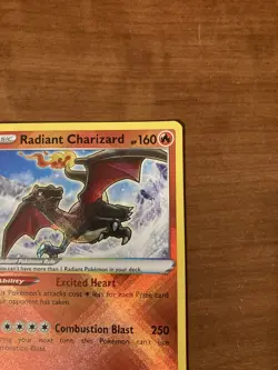 Pokemon TCG Radiant Charizard 020/159 Crown Zenith Holo Card - Image 2